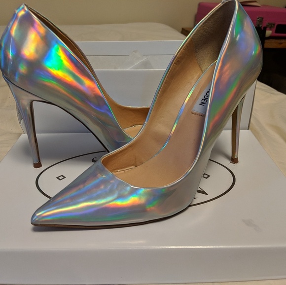 steve madden iridescent heels